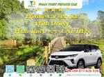 Private Car From Phan Thiet <=> Cat Tien (private car with driver)